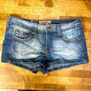 Paris blues size 5 (juniors) jean shorts